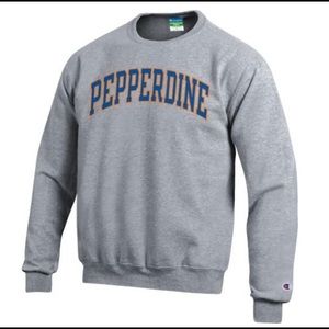 Heather Gray Medium Pepperdine Sweatshirt